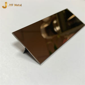 Perfil en T de Acero Inoxidable Moderno EX1017, Tamaño Personalizado, Características Duraderas e Impermeables para Proyectos de Decoración de Interiores Arquitectónicos - Product Image 5