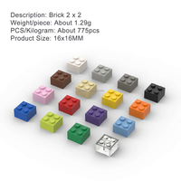 Blocs de construction classiques en plastique ABS avec différentes tailles, créatifs, compatibles, pour garçons et filles, éducatifs, en vrac, pièces MOC