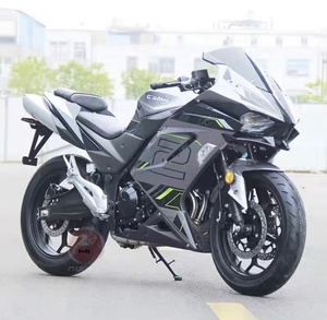 Moto sportive électrique <span class=keywords><strong>Kawasaki</strong></span> V6 Small Ninja 250 de couleur unie, bicylindre H2, locomotive lourde 250cc, occasion - Product Image 2