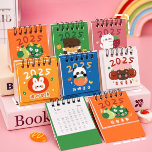 2025 Mini calendrier Kawaii papeterie calendrier dessin animé fruits calendriers 6 styles - Product Image 2