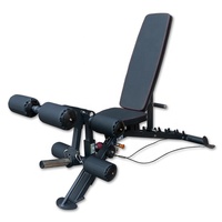 Entraîneur d'exercice commercial banc de musculation pour jambes banc de musculation multifonction réglable entraînement noir CE banc nordique unisexe