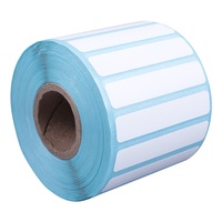 Rollo de Etiquetas Térmicas Adhesivas de Alta Calidad, Certificadas ISO9001, Resistentes al Agua, para Transferencia de Códigos de Barras en Supermercados y Tiendas de Comestibles