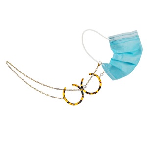 Mling — lunettes de soleil antidérapantes 18k pour femme, lanière de cou avec chaîne en acier inoxydable et acrylique, verres de lecture, nouvelle collection <span class=keywords><strong>2021</strong></span> - Product Image 5