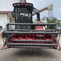 Moissonneuse-batteuse à riz automatique d'occasion de marque mondiale à haute productivité avec moteur et boîte de vitesses à vendre