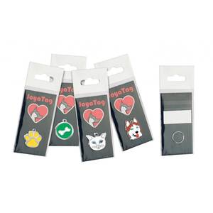 Collar para Mascotas con Placa de Identificación Carlino en Gris - Product Image 2