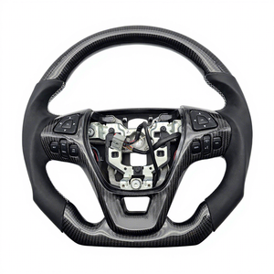 Accessoires intérieurs de voiture Volant en fibre de carbone pour <span class=keywords><strong>Ford</strong></span> <span class=keywords><strong>Mustang</strong></span> GT Shelby GT500 GT350 2018 2019 2020 2021 <span class=keywords><strong>2022</strong></span> - Product Image 3