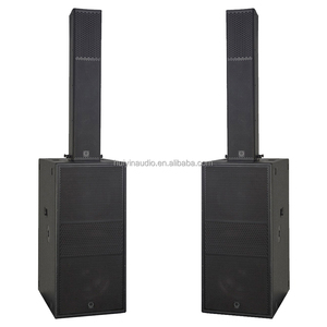 Enceinte active portable L55+L212BA, 4 x 5,5 pouces, colonne, double subwoofer 12 pouces, 800W, son stéréo surround, performance extérieure L55+L212BA - Product Image 4