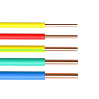 Hausverkabelung Gebäude Bv/Bvr/H05V-U/H07V-U Elektrisches Kabel Isolierung Kupfer Einadrig PVC 1,5mm 2,5mm 4mm 6mm