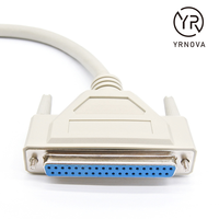 Db9/15/25/37-Pin kabel ekstensi Port seri konektor 1.5/3 meter PVC Pria Wanita untuk komputer Printer penyalin jalur Data