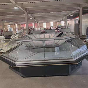 Vitrine réfrigérée personnalisée de <span class=keywords><strong>grande</strong></span> capacité Réfrigérateur commercial Refroidisseur de viande Réfrigérateur présentoir de charcuterie - Product Image 1