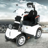 Rollator listrik empat roda untuk orang tua, skuter elektrik santai rumah tangga dengan harga terbaik