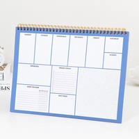 Plan d'aujourd'hui en gros planificateur hebdomadaire personnalisé bloc-notes notes autocollantes liste de tâches blocs-notes feuilles mobiles calendrier personnalisé posté