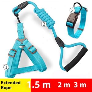 Correa extendida de nailon para perros de 1,8 m y 3m con función acolchada para perros Golden Retriever de peluche grandes, medianos y pequeños, correa para caminar para cachorros - Product Image 3