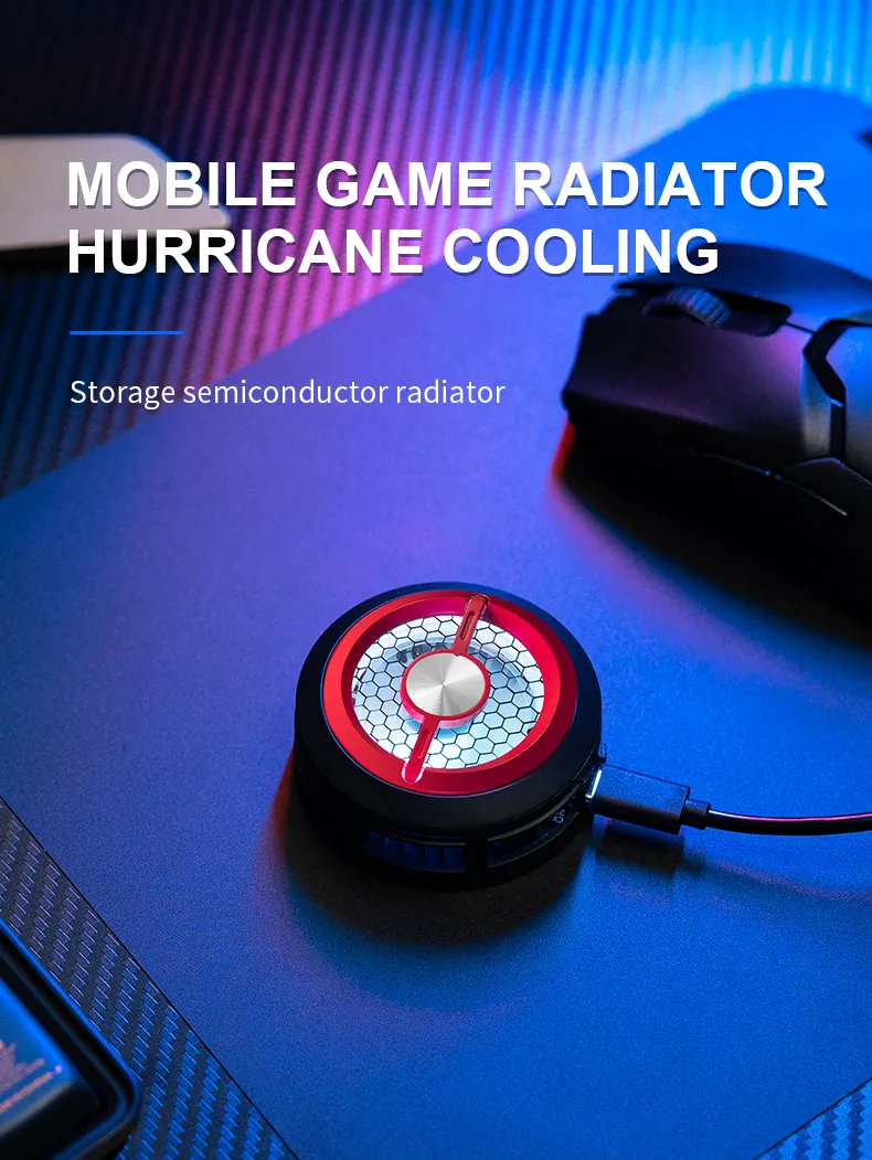 New Magnetic Semiconductor Refrigeration Mobile Phone Radiator E-sports Game Outdoor Live Cooling Plug-in Model