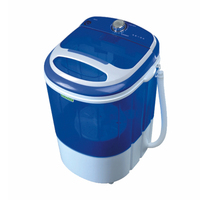 Machine à laver manuelle électrique semi-automatique 3.0kg à expédition rapide Mini laveuse portable à baignoire unique