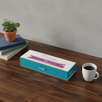 Boîte d'emballage magnétique rigide en carton recyclable avec logo personnalisé, boîte cadeau de luxe en papier pour cosmétiques et maquillage avec couvercle magnétique