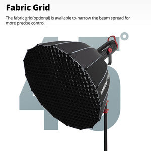 Difusor <span class=keywords><strong>de</strong></span> Flash Parabólico <span class=keywords><strong>de</strong></span> PVC Ambitful Serie Q9 para Q9-60/Q9-90/Q9-120 con Montura Bowens para Fotografía <span class=keywords><strong>de</strong></span> Retratos y Productos - Product Image 5