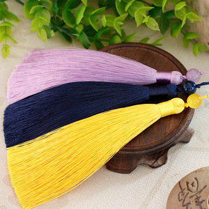 Adorno Decorativo de Borlas con Cuentas de Poliéster de 13 cm para Disfraces, Abanicos, Marcapáginas y Accesorios Colgantes - Product Image 4