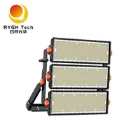 Reflector LED de Alta Calidad de 800W 1000W 150LM/W de Brillo con Cubierta Antideslumbrante para Estadios Deportivos