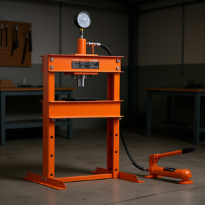 Prensa hidráulica Vevor de 10 toneladas con operación manual y placa de prensa para aplicaciones de doblado - Product Image 2