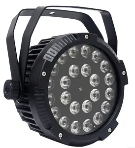 DJ Light 24pcs 18W RGBWA+UV 6IN1 Hexa Round Tough Par Outdoor Architectural Wash Light IP65 IP66 IP67 24x18W LED Waterproof Par