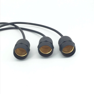 Uso <span class=keywords><strong>esterno</strong></span> E12 E14 E26 E27 IP65 porta lampada con cavo impermeabile presa lampada E27 - Product Image 4