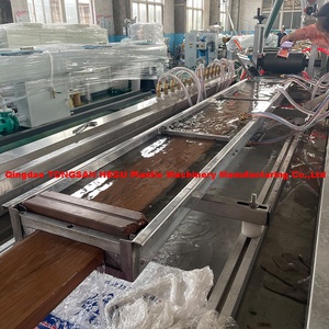 Anti-slip Waterproof Wood Grain <strong>WPC</strong> Decking Outdoor <strong>Flooring</strong> Machine Recycled Plastic <strong>WPC</strong> <strong>Profiles</strong> <strong>Extrusion</strong> <strong>Line</strong> Manufacturer - Product Image 3