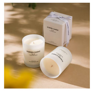 Velas aromatica de cera végétal insumos para velas vaso couleur vela <span class=keywords><strong>cire</strong></span> de soja pot en verre bougies parfumées en vrac parfumées - Product Image 2