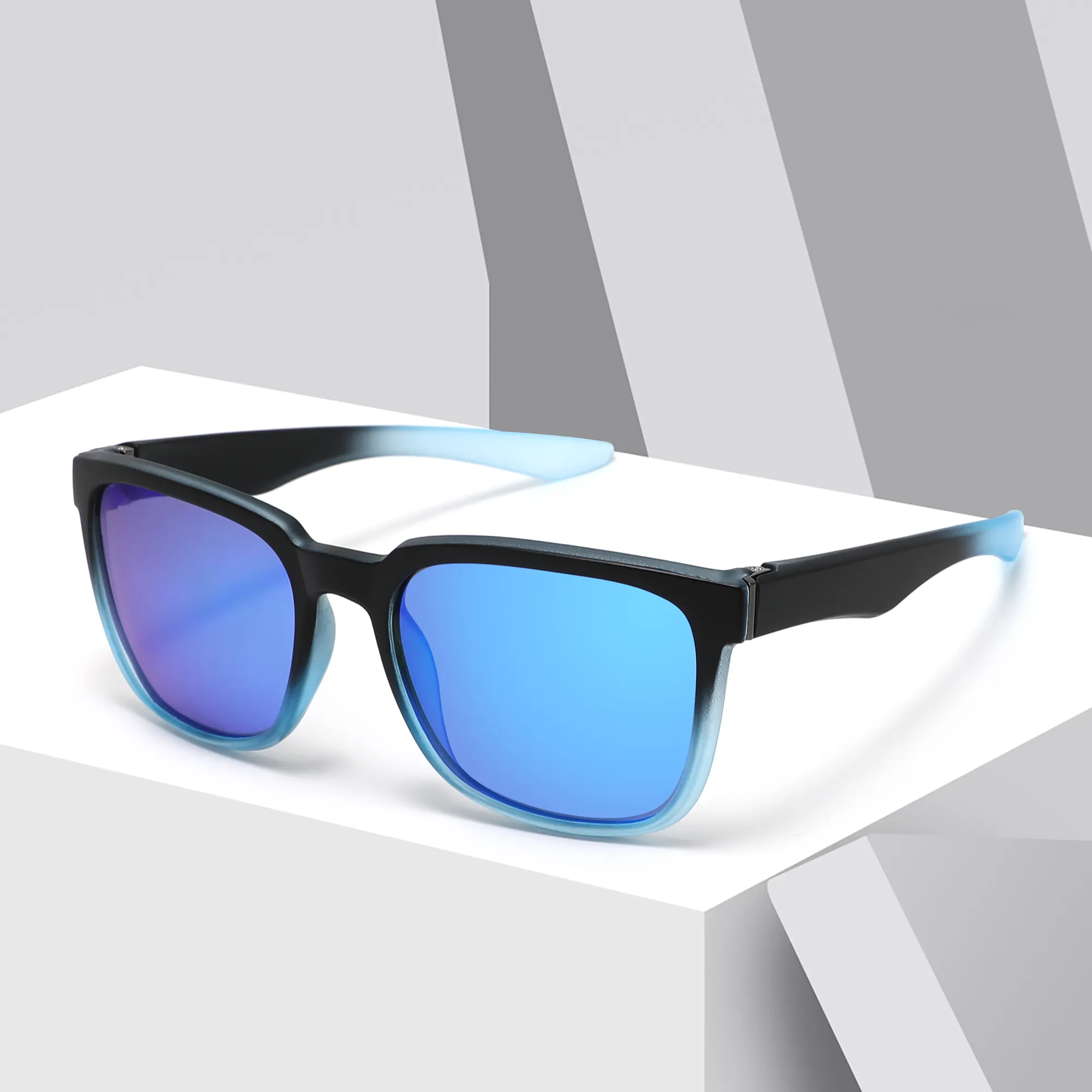男性用高品質偏光スポーツサングラスユニセックスPCフレームUV400偏光ミラーレンズサングラス