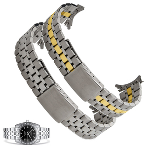 Bracelet de montre réglable en acier inoxydable de luxe pour hommes et femmes, pour les séries Emperor Tuor & Ocean Prince Princess, 13-21 mm - Product Image 1