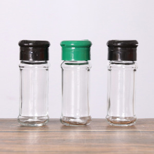 Factory direct pepper glass bottle 75ml 100ml <b>Spice</b> <b>jar</b> Round <b>Spice</b> bottles - Product Image 3