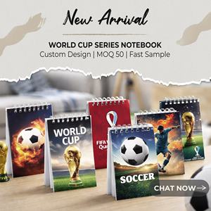 Cuaderno de la Copa Mundial 2026, A5, con Cubierta de Papel Coleccionable, Espiral, Imagen Personalizada, Espejo Integrado, Agenda para Registrar Partidos - Product Image 5