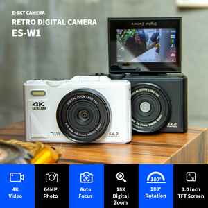 Chất Lượng Cao Tự Động Lấy Nét Nhiếp Ảnh 18X Zoom Kỹ Thuật Số 4K Retro Máy Ảnh Cổ Điển Với Fold-out Màn Hình Hiển Thị Cho Ảnh Tự Chụp - Product Image 2