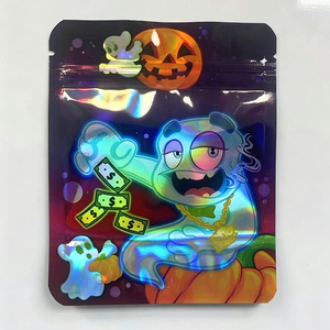 Sachet Doypack refermable anti-odeur, résistant aux enfants, imprimé sur mesure, 3,5 g, en Mylar PE 0,12 mm pour emballage alimentaire - Product Image 4
