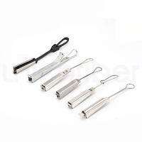 Collier de serrage à coin pour câble plat FTTH, fixation auto-bloquante pour câble de descente, pour suspension extérieure en hauteur