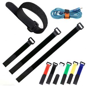 High Quality Cable Ties Binding Strap Velcroes Data Cable Ties 100% Nylon <b>Hook</b> and Loop Velcroes Custom Binding Strap Velcroes - Product Image 4