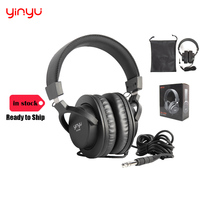 Headphone Studio Profesional Yinyu DH2300 Berkabel Over-Ear dengan Bass Mendalam untuk Mixing & DJing