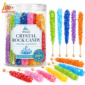 Usine OEM Certificat Halal Haccp Mélange multicolore de saveur de <span class=keywords><strong>fruit</strong></span> Crystal <span class=keywords><strong>Rock</strong></span> Candy Stick <span class=keywords><strong>Sucette</strong></span> - Product Image 1