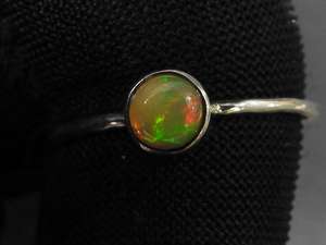 Ethiopian <b>Opal</b> 925 Sterling <b>Silver</b> Bezel Setting <b>Ring</b> for Women Handmade Engagement Gift for Her Bridal Wedding Anniversary - Product Image 4