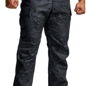 Men's Casual Canvas Mid Waist Water Resistant Cargo <b>Pants</b> Lightweight <b>Work</b> Hiking <b>Pants</b> - Product Image 4