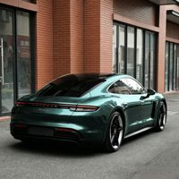 Film de protection auto-réparateur PET vert métallisé brillant anti-rayures pour changement de couleur et protection de peinture automobile