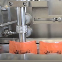 Pochette de joint latéral de film de rouleau de machine à emballer liquide de sachet duplex à grande vitesse