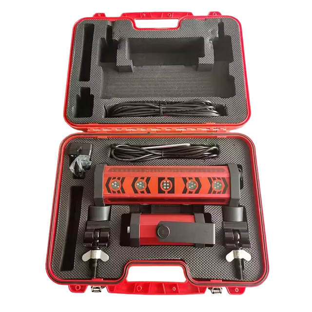 HEIPOE YD380R Industrial Grade Rotary Laser for Excavator Electronic Self-Leveling Red Beam 7.2V 1 Year Warranty Outdoor Use