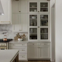 YALIG Armoire de cuisine modulaire de luxe en MDF avec évier et accessoires de charnières, design moderne, charnières importées de Chine