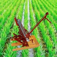 Machine à planter le riz manuelle à deux rangs, transplanteur de riz portatif, fournie directement par l'usine