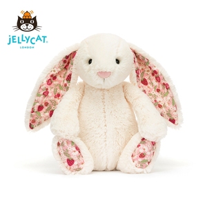 Muñeco de Conejo de Peluche Corto con Diseño Floral del Reino Unido, Juguete de Peluche Reconfortante de Algodón PP de 31cm-50cm, Juguete para Niños, Regalo de Año Nuevo con Peso - Product Image 2