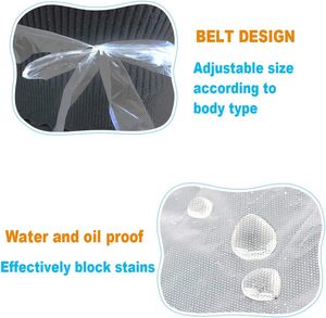 Custom Clear/White Disposable Aprons for <strong>Kitchen</strong> Cooking <strong>Plastic</strong> Aprons Waterproof Polyethylene for Painting Arts N' Crafts - Product Image 4