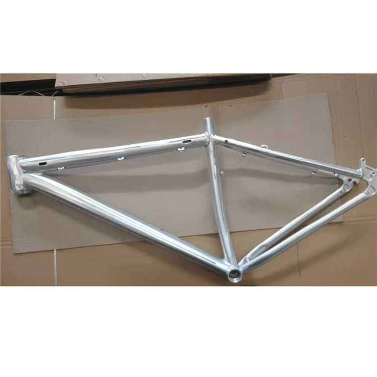 Raw Aluminum Mtb Frame Gravel Frame Aluminum BSA 68Mm Disc Flat