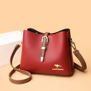 New Factory Wholesale Large Capacity Women's Handbag <b>Tote</b> Shoulder Bag Pu Leather Lady Fashion Designer Messenger Bag - Product Image 1