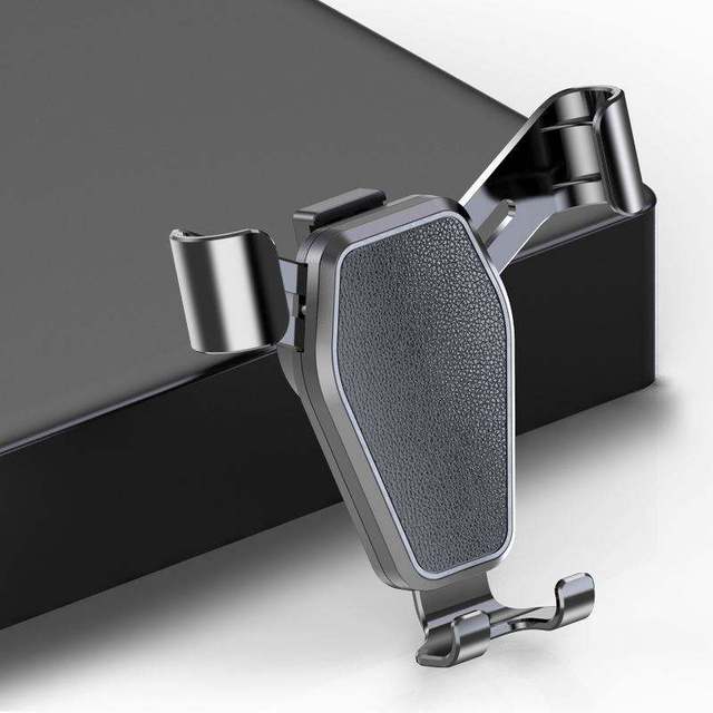 Car Phone Holder Upgraded Gravity Car Phone Holder with the Latest Vent Clamp Automatically Locks the Phone Holder for Cars